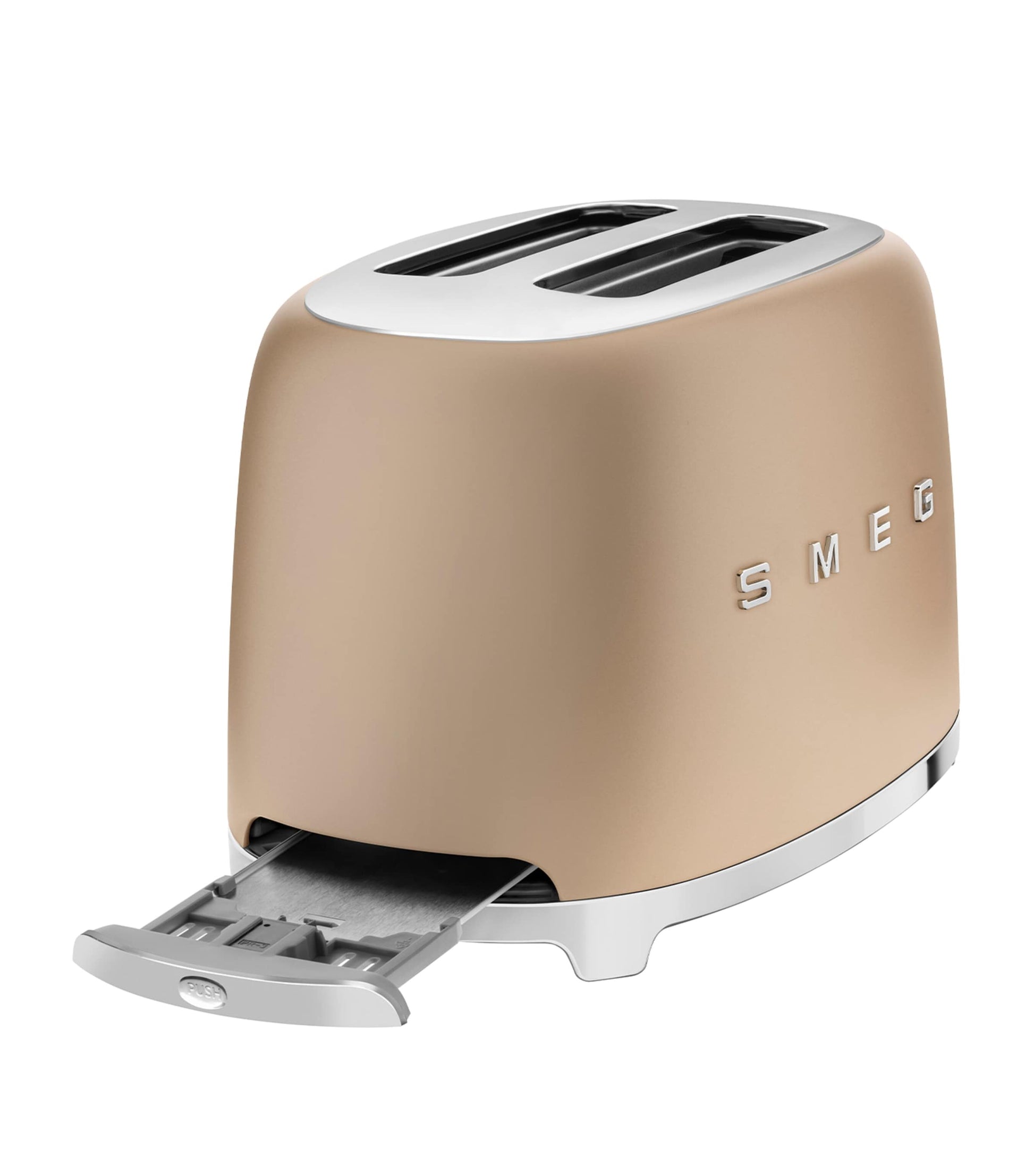Smeg '50s Style 2-Slot Toaster - Matte Champagne