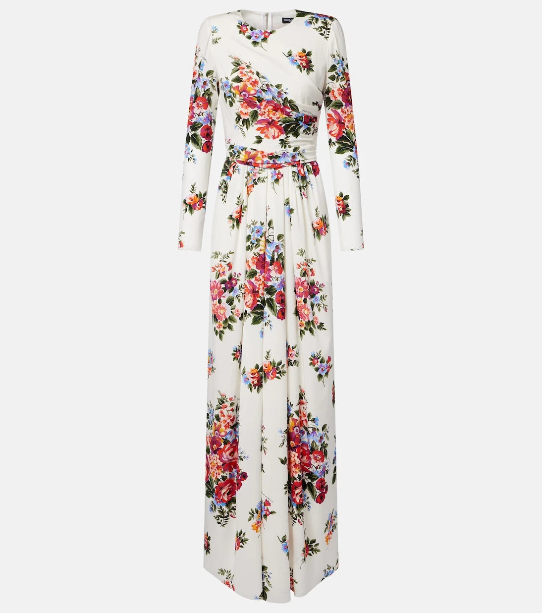 Dolce&Gabbana - Floral silk-blend charmeuse gown