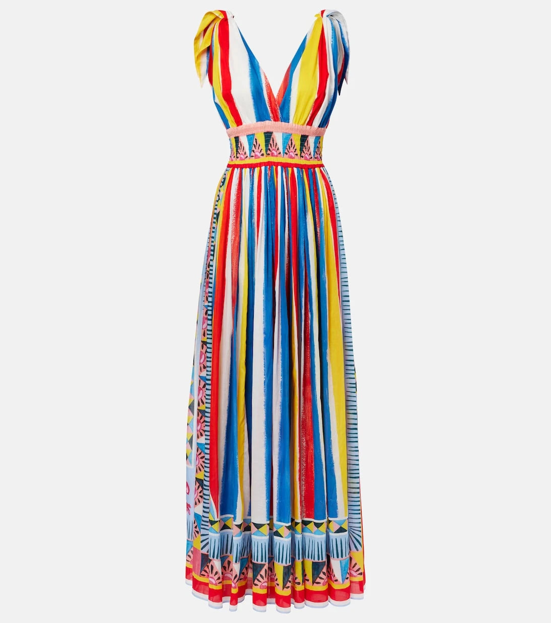 Dolce&Gabbana - Striped cotton maxi dress