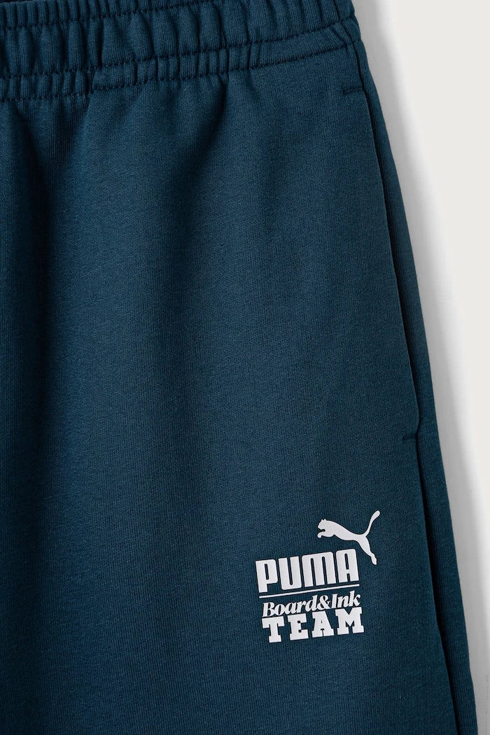 Puma çocuk pamuklu spor pantolonu MID90s Barrel Sweatpants