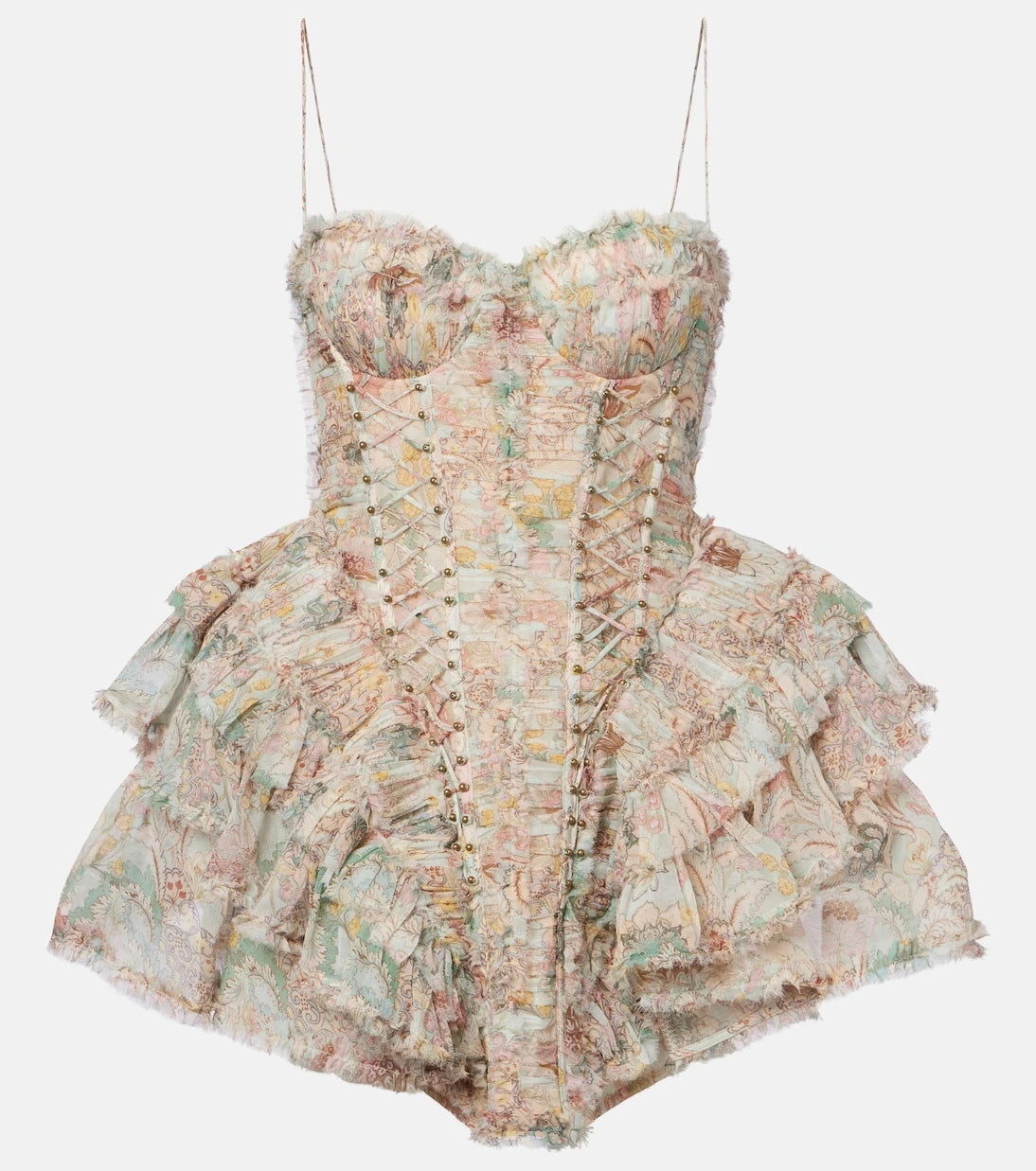 Zimmermann - Rebellion floral silk minidress