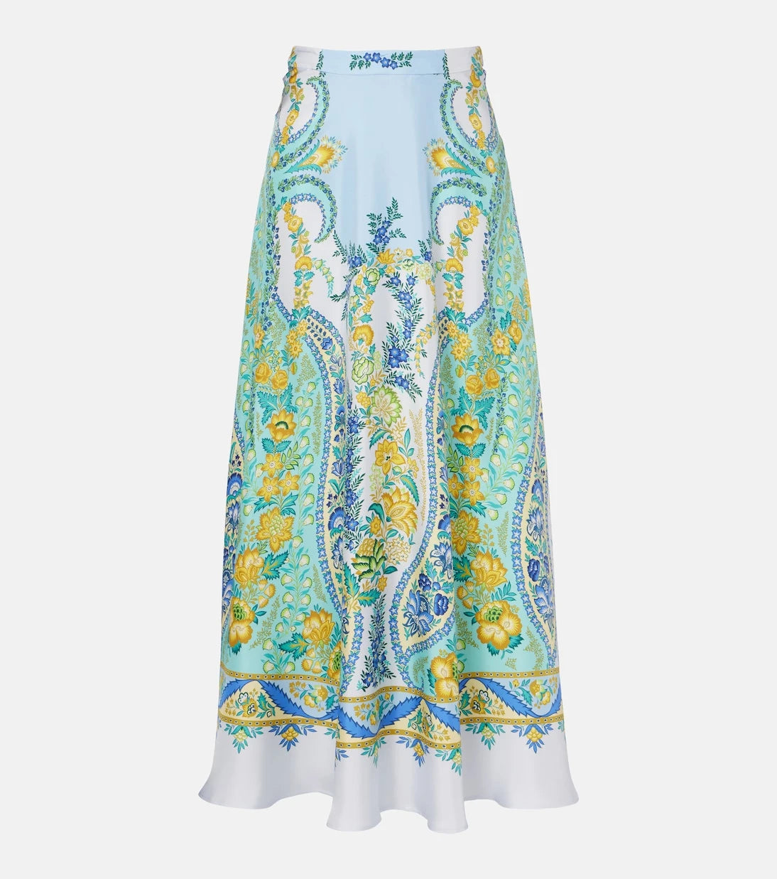 Etro - Floral silk maxi skirt