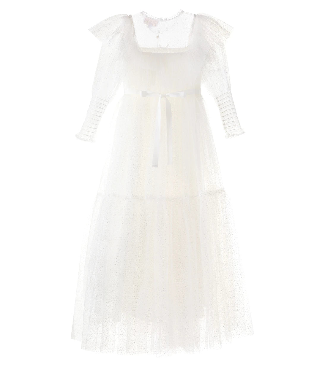 Petite Amalie - Glitter ruffled tulle dress
