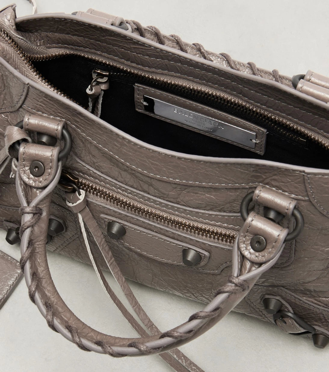 Balenciaga - Le City Mini leather top-handle bag