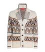 Isaia Beige Cashmere Cardigan