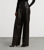 Ralph Lauren Collection Brown Lambskin Kelsie Trousers