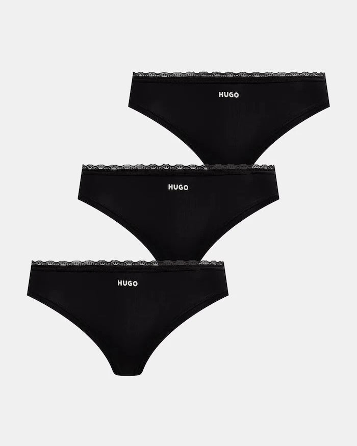 HUGO kadın bikini külot TRIPLET MICRO BRIEF 3'lü