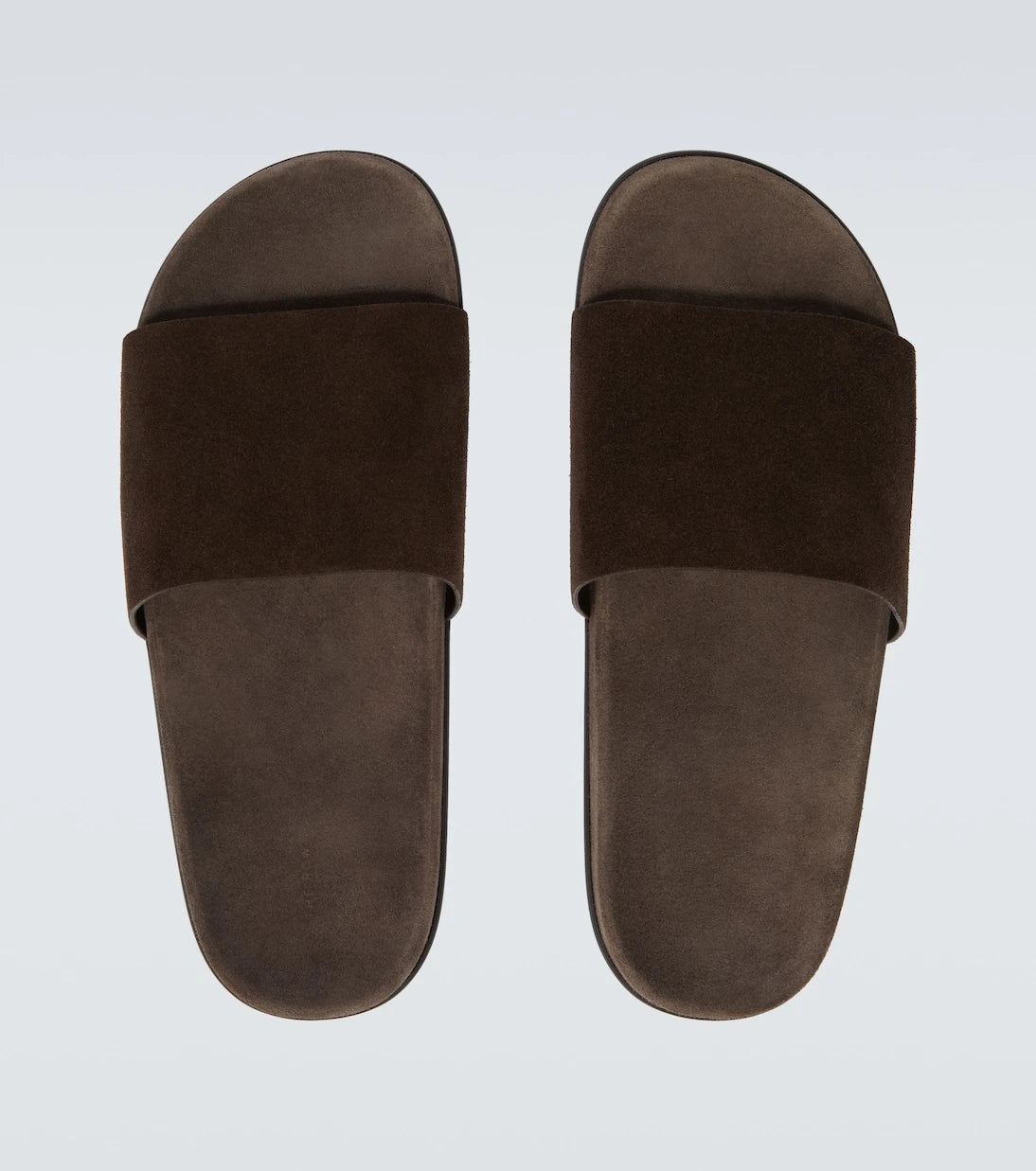 The Row - Hugh suede slides