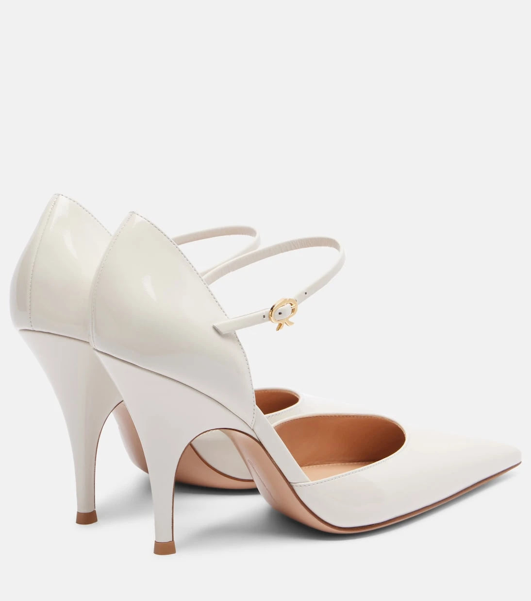 Gianvito Rossi - Sofia D'Orsay patent leather pumps