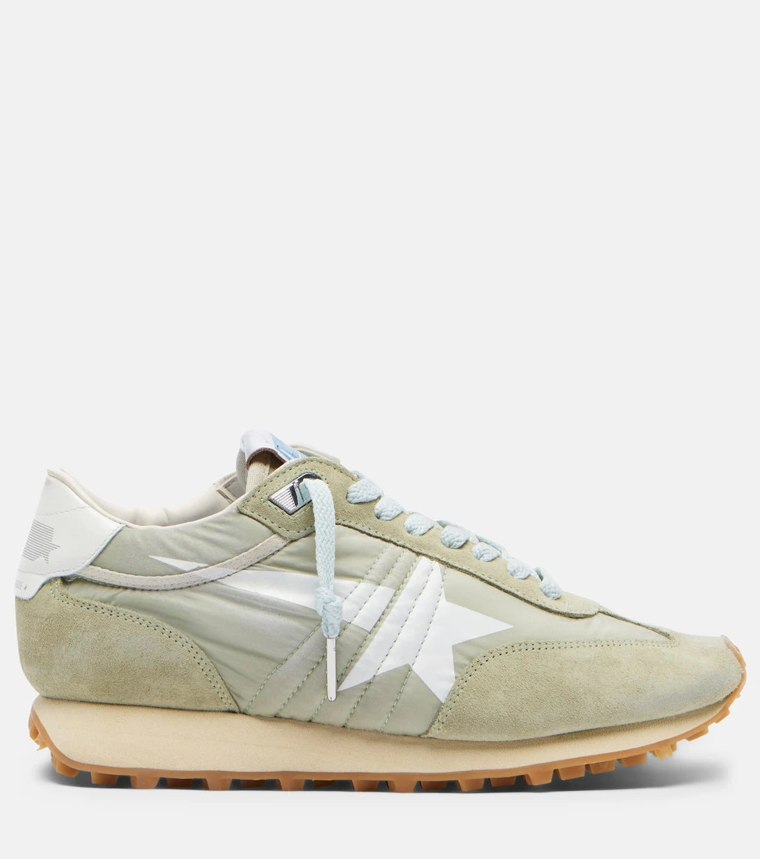 Golden Goose - Running Marathon suede-trimmed sneakers