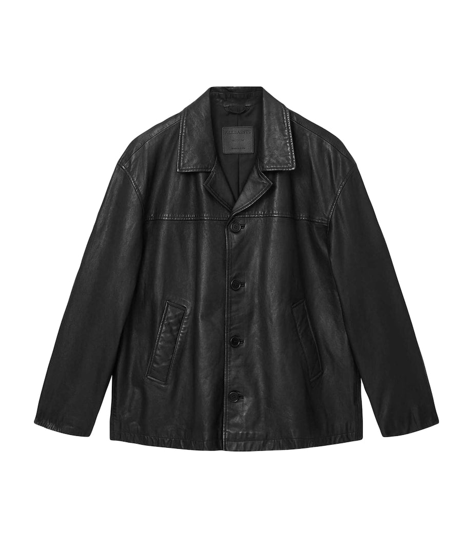 Black Bradwell Leather Jacket