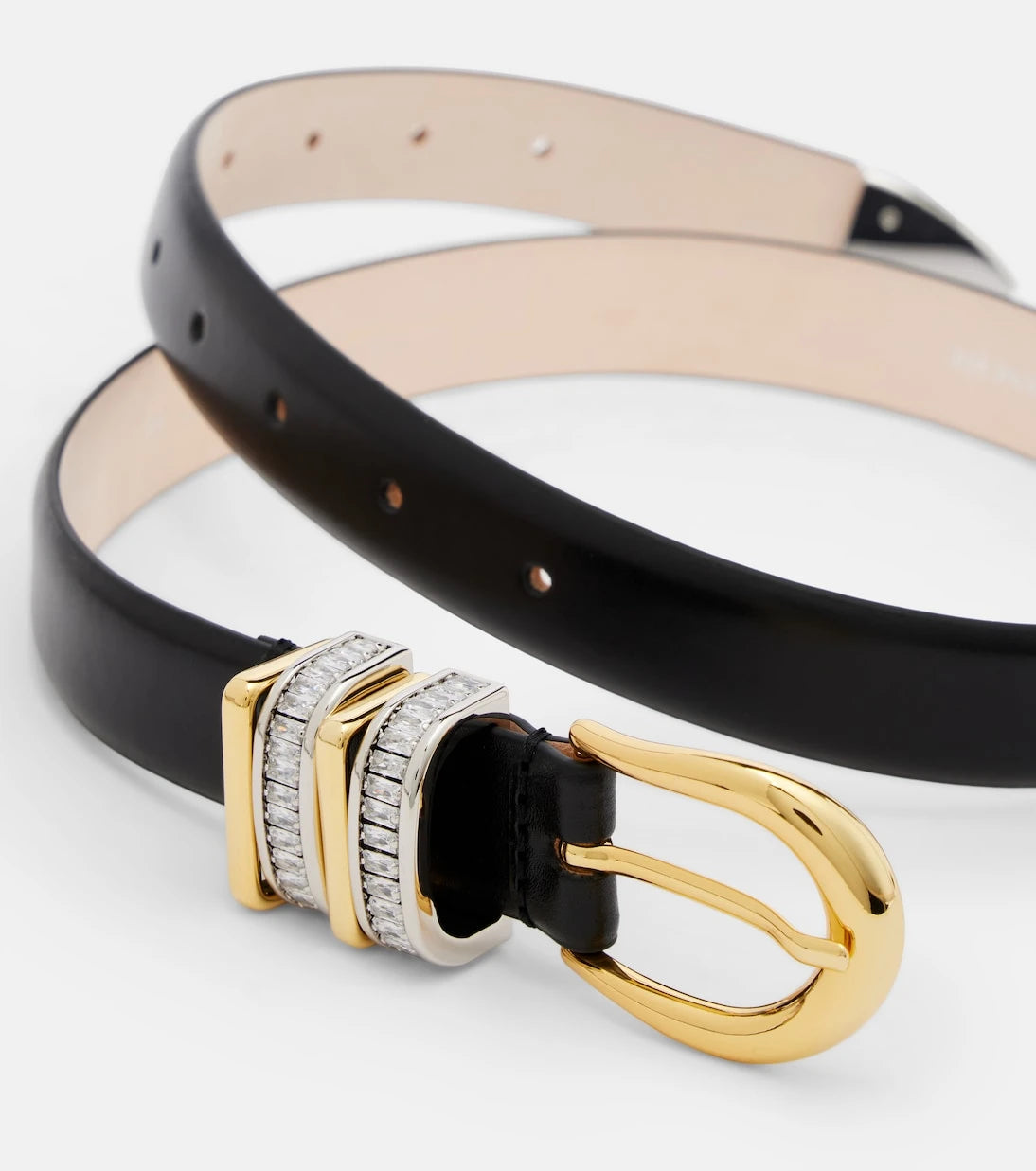 Déhanche - Hollyhock embellished leather belt