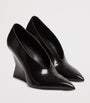 Balmain Patent Leather Wedged Pumps 95