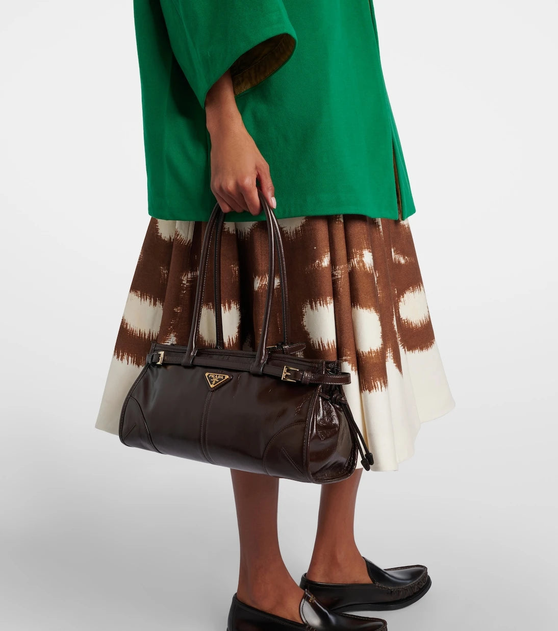 Prada - Prada Bonnie Medium leather shoulder bag