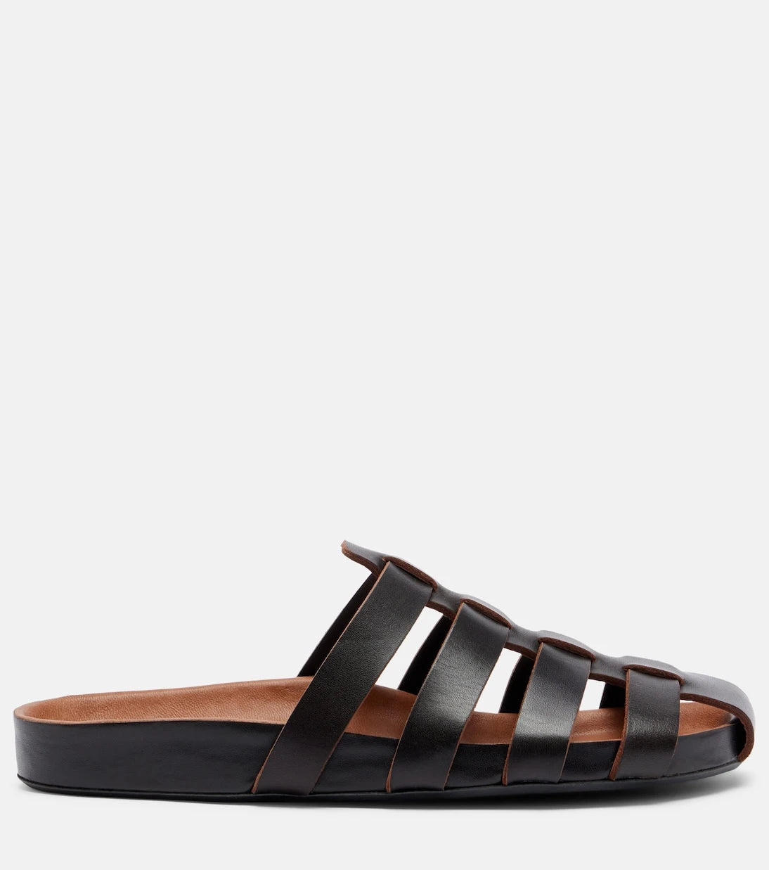 JUDE - Dusty leather fisherman sandals