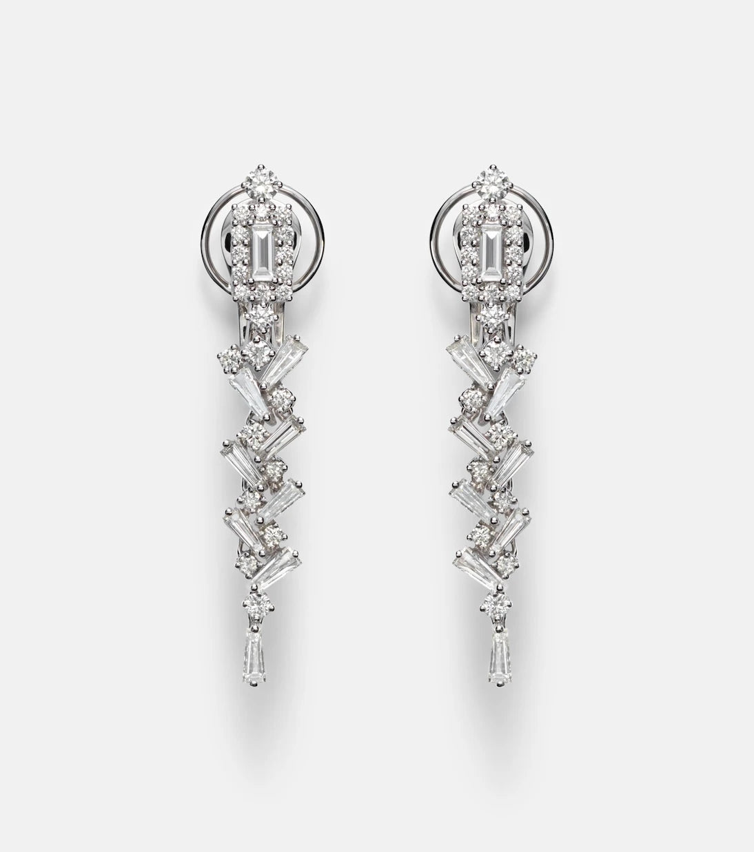 Yeprem - 18kt white gold earrings with diamonds