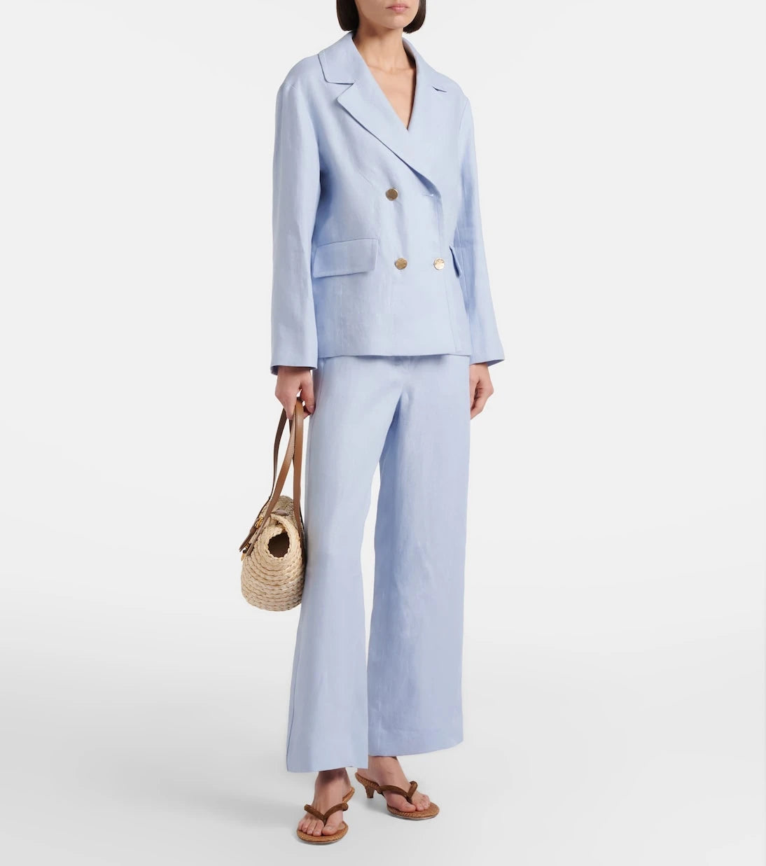 'S Max Mara - Avenue double-breasted linen blazer
