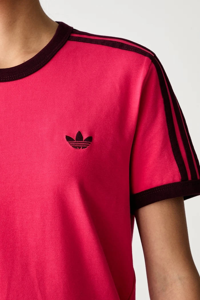 adidas Originals pamuk ve elastanlı kadın tişörtü