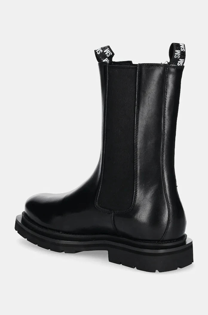 Кожени боти челси Steve Madden Highflyer