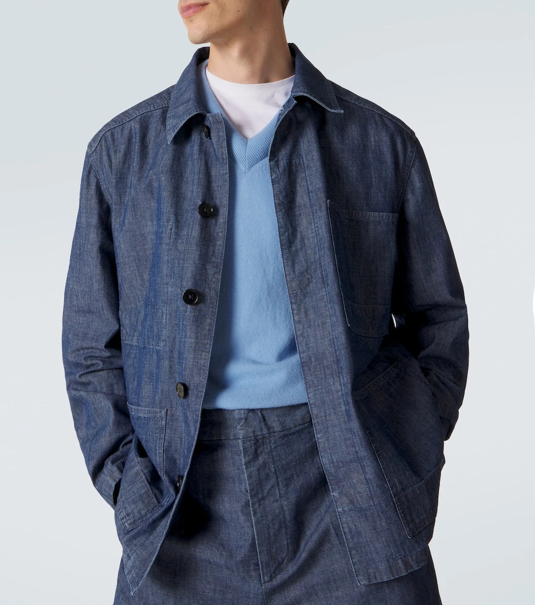 Jil Sander - Cotton chambray overshirt