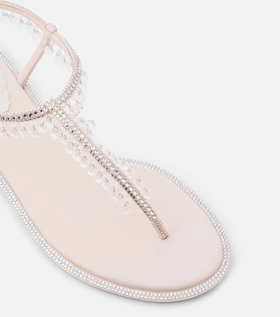Rene Caovilla - Chandelier embellished thong sandals