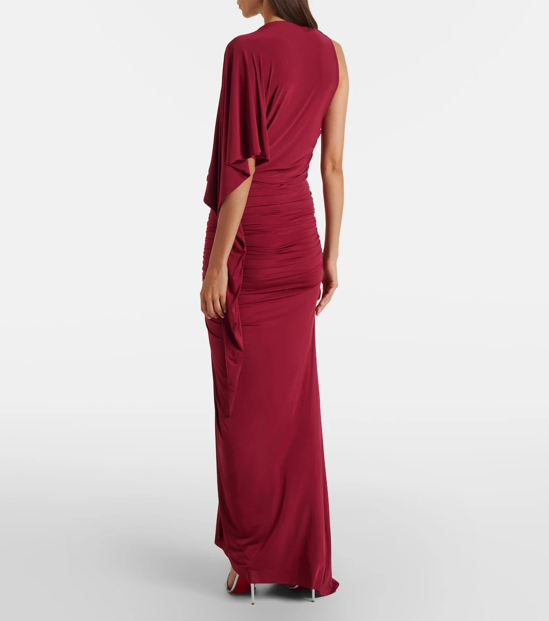 Alex Perry - Asymmetric gathered jersey gown