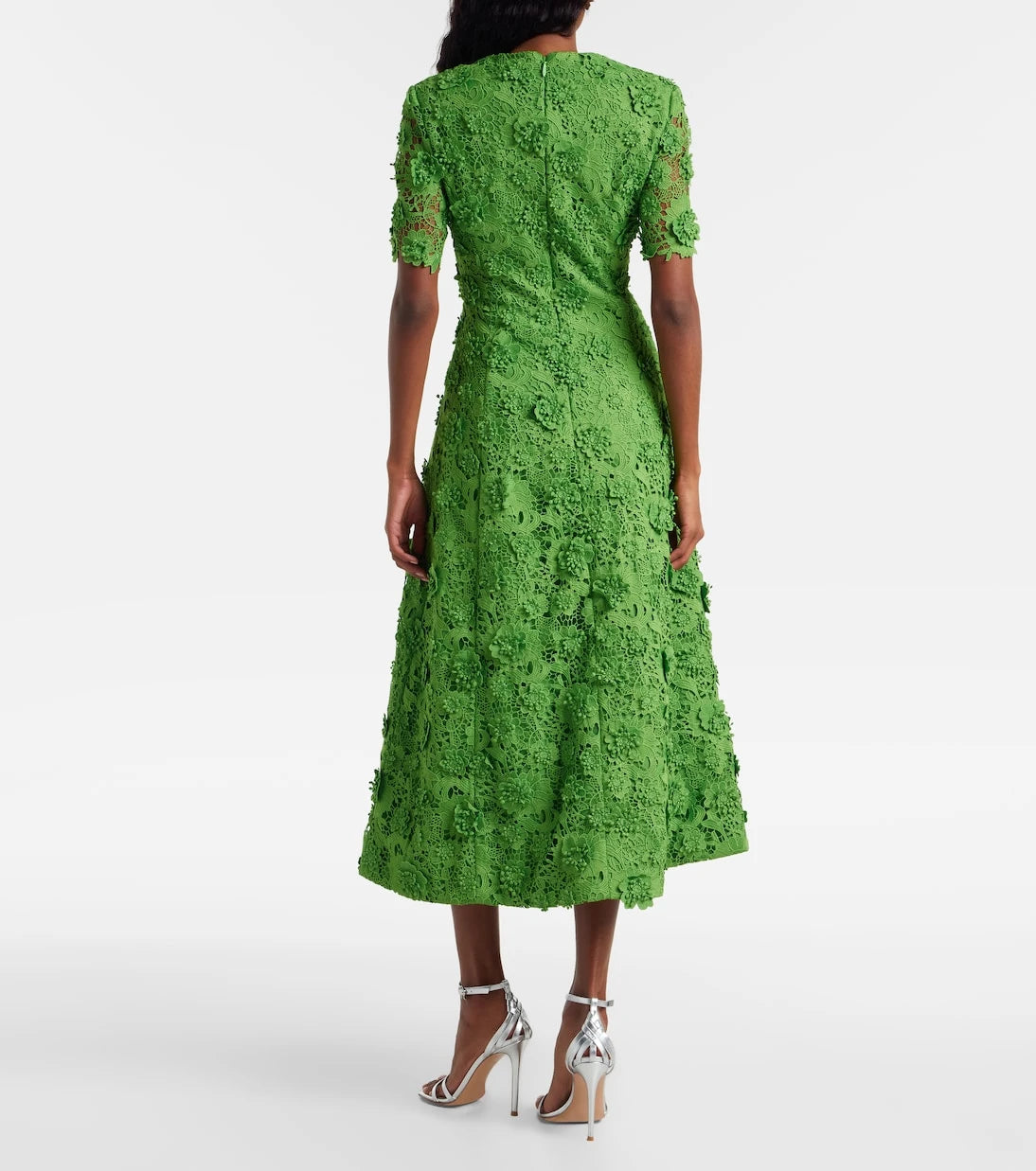 Leo Lin - Caroline lace midi dress