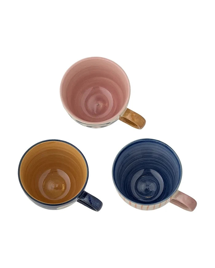 Bloomingville Eviaya 290 ml Kase Seti (3 Parça)