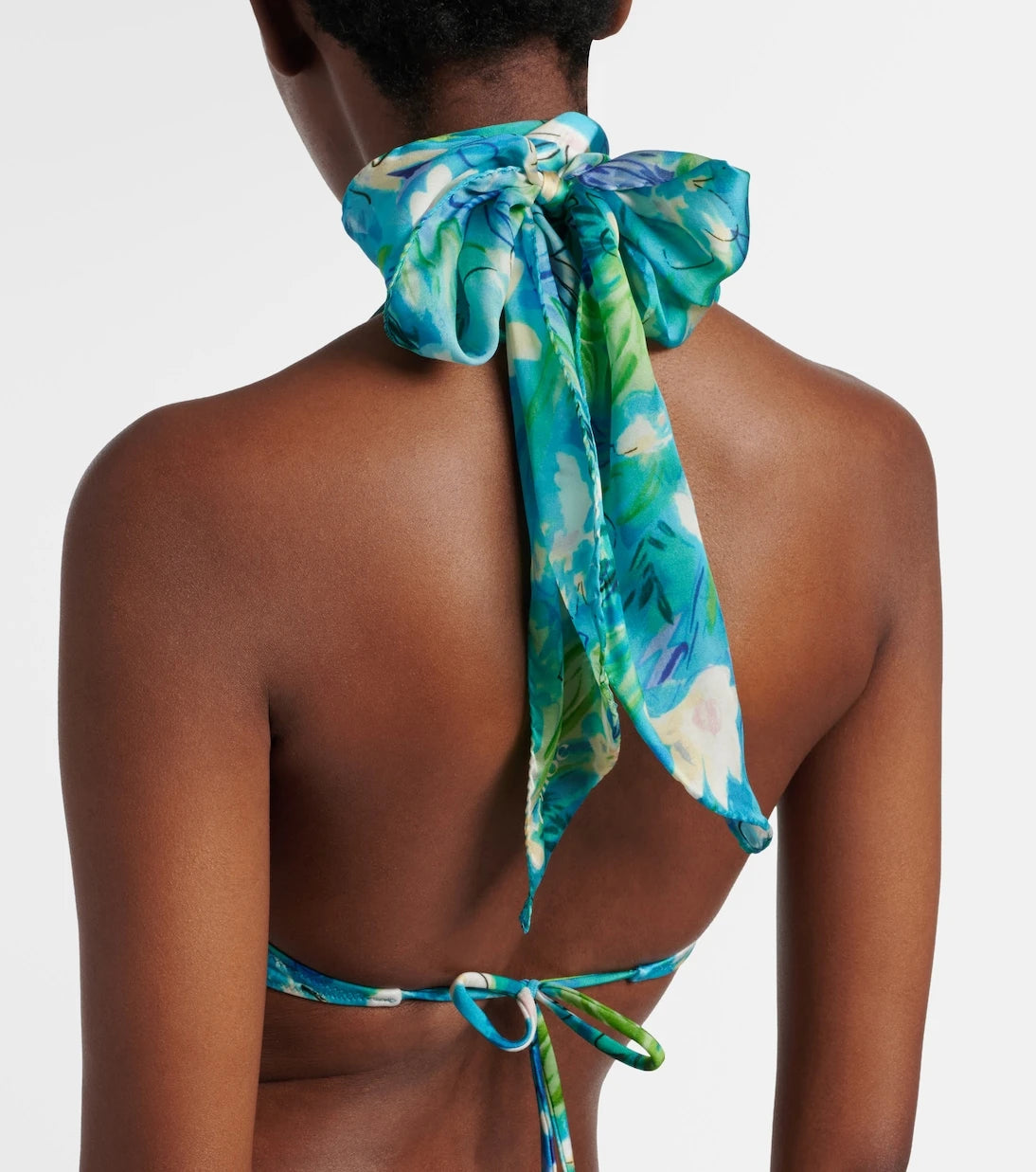 Chloé - Chloé Wild Flowers floral silk scarf