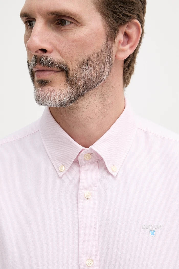 Barbour риза мъжка от памук Striped Oxtown Tailored Shirt