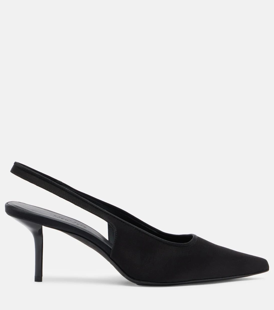 Max Mara - Satin slingback pumps