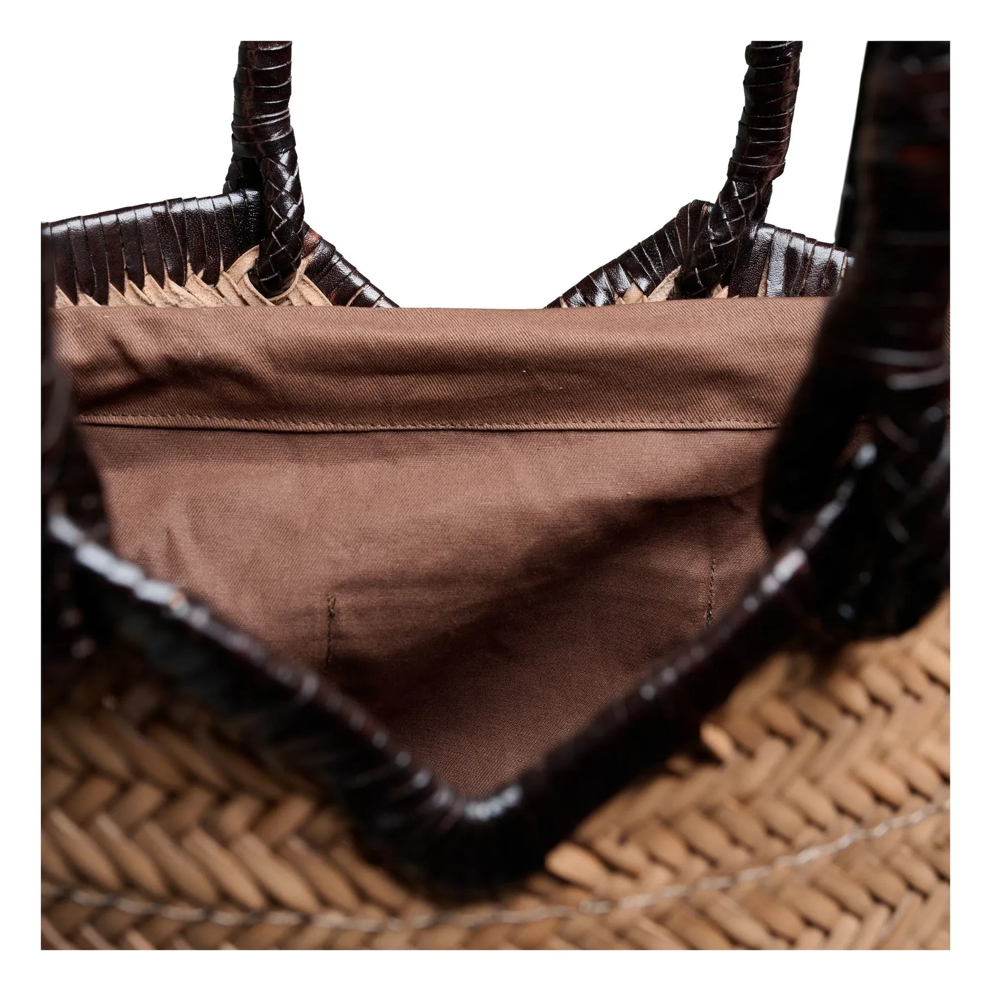 Vipera - Cabas Crudelia Bicolore Cuir | Taupe brown
