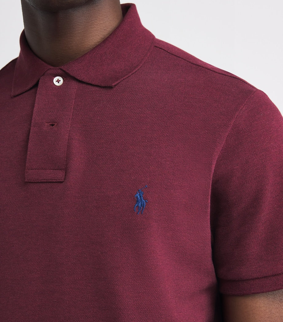 Cotton Mesh Slim Fit Polo Shirt