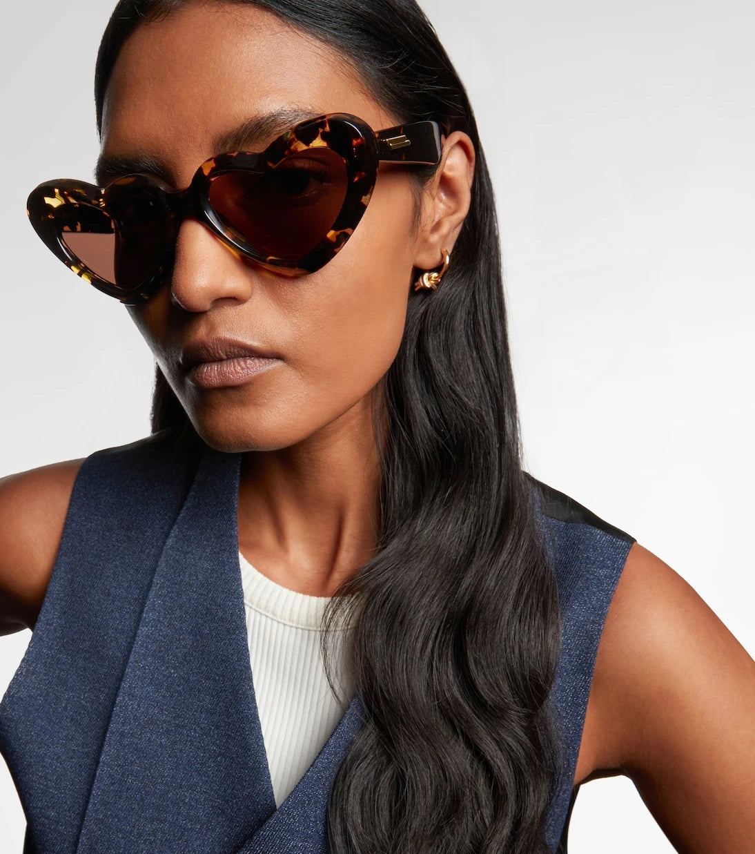 Bottega Veneta - New Entry heart-shaped sunglasses