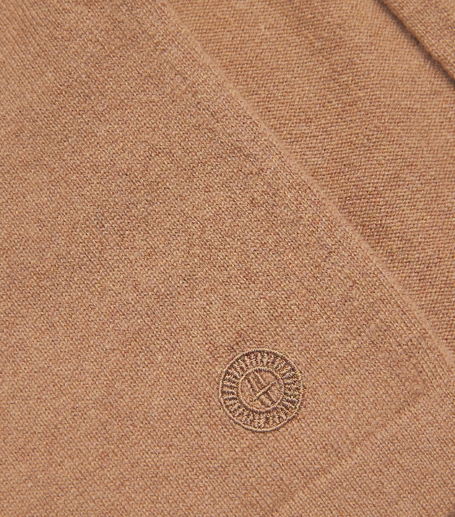 Ivory Cashmere Sleeveless Midi Dress