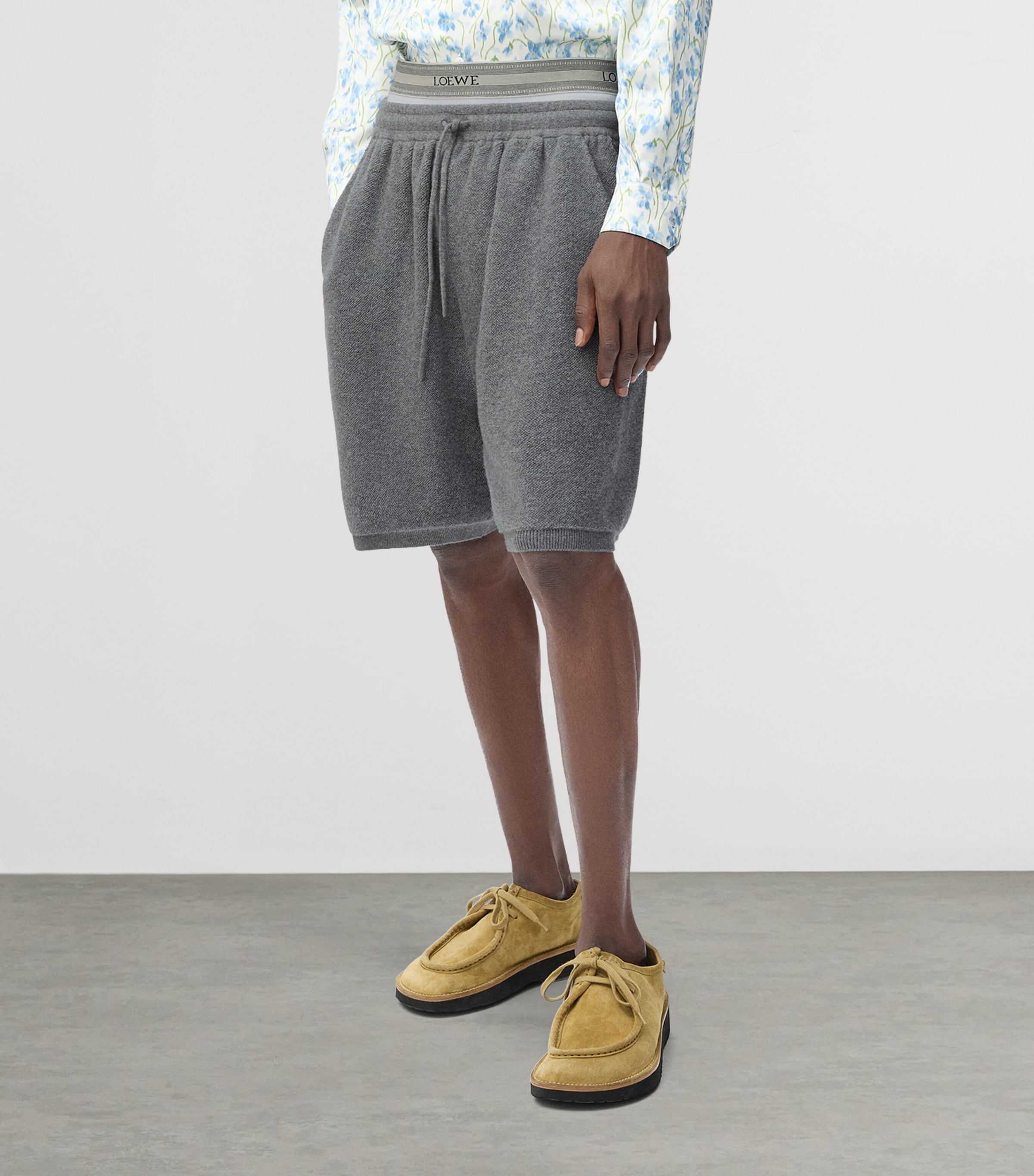 LOEWE Waistband-Detail ShortsWool-Blend