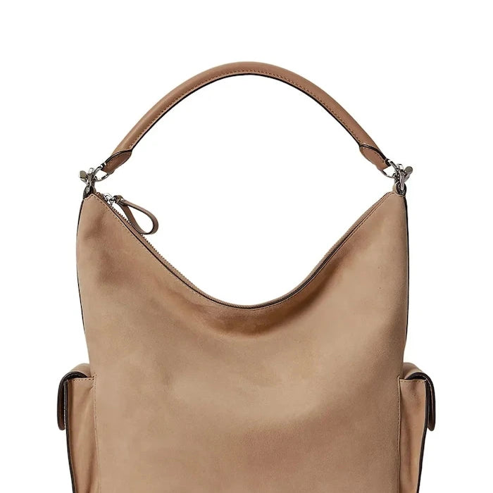 Lauren Ralph Lauren süet kadın tote çanta