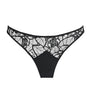 Lace Coquette Thong BLACK