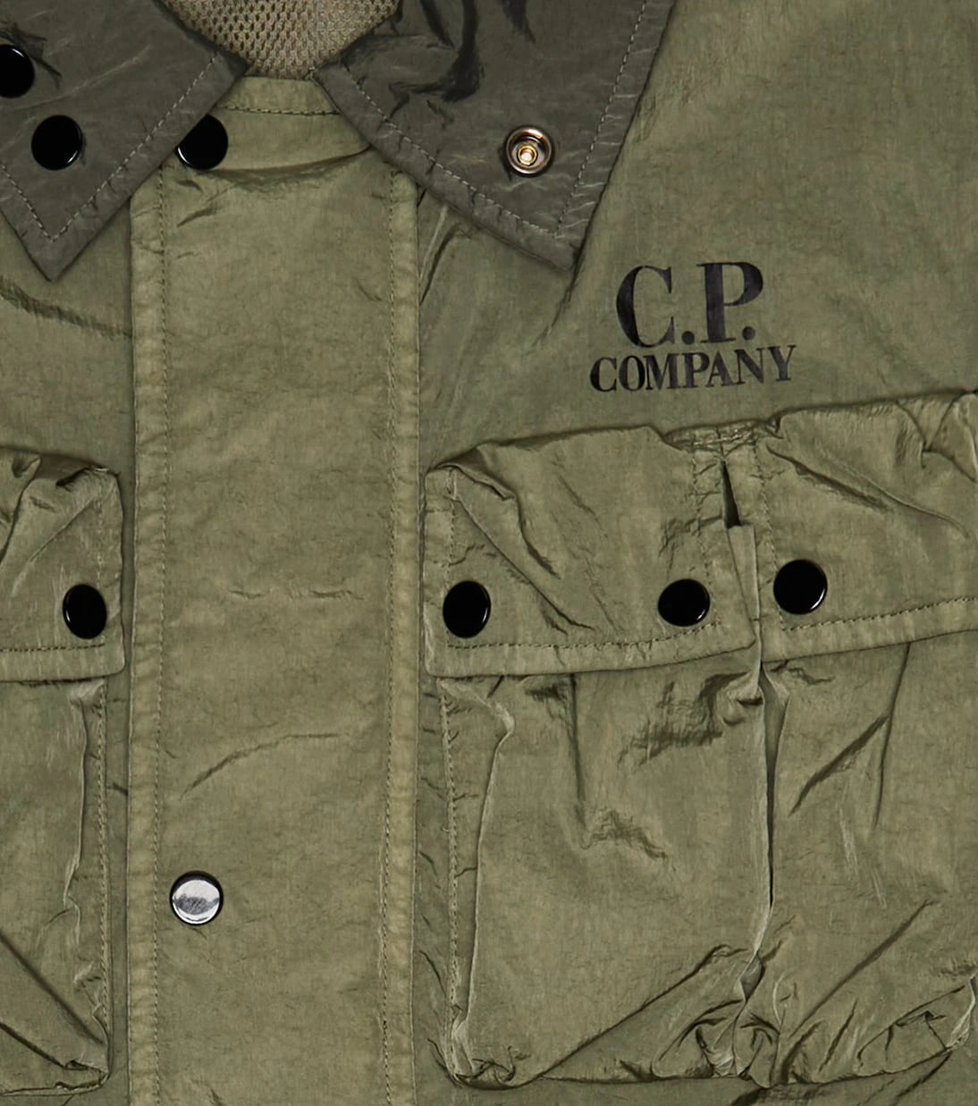 C.P. Company Kids - Chrome-R Goggle jacket