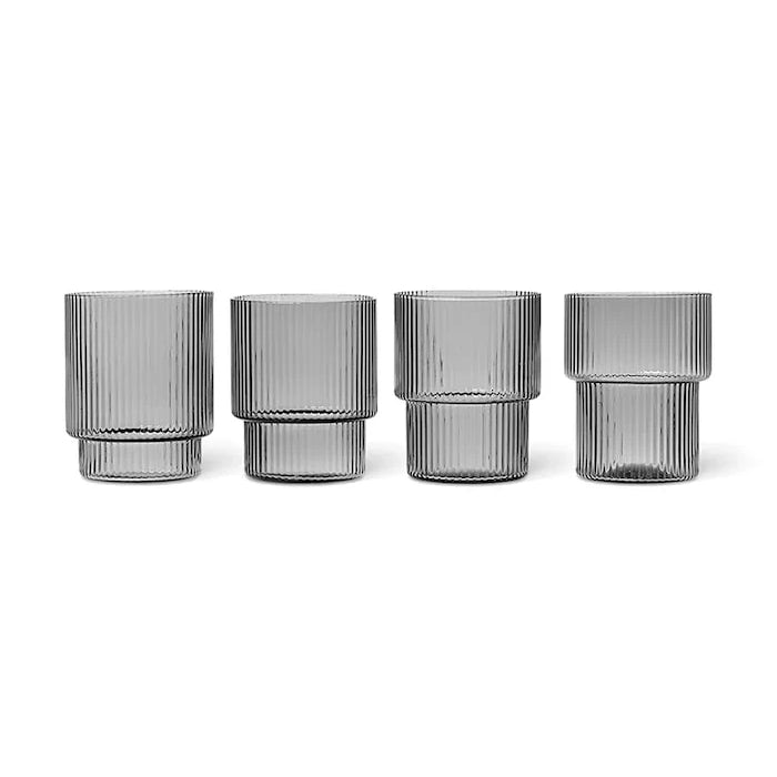 Комплект чаши ferm LIVING Ripple 200 ml (4 броя)