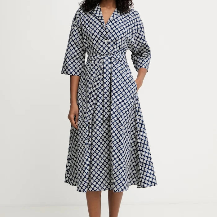 Weekend Max Mara рокля от памук UNIGENO