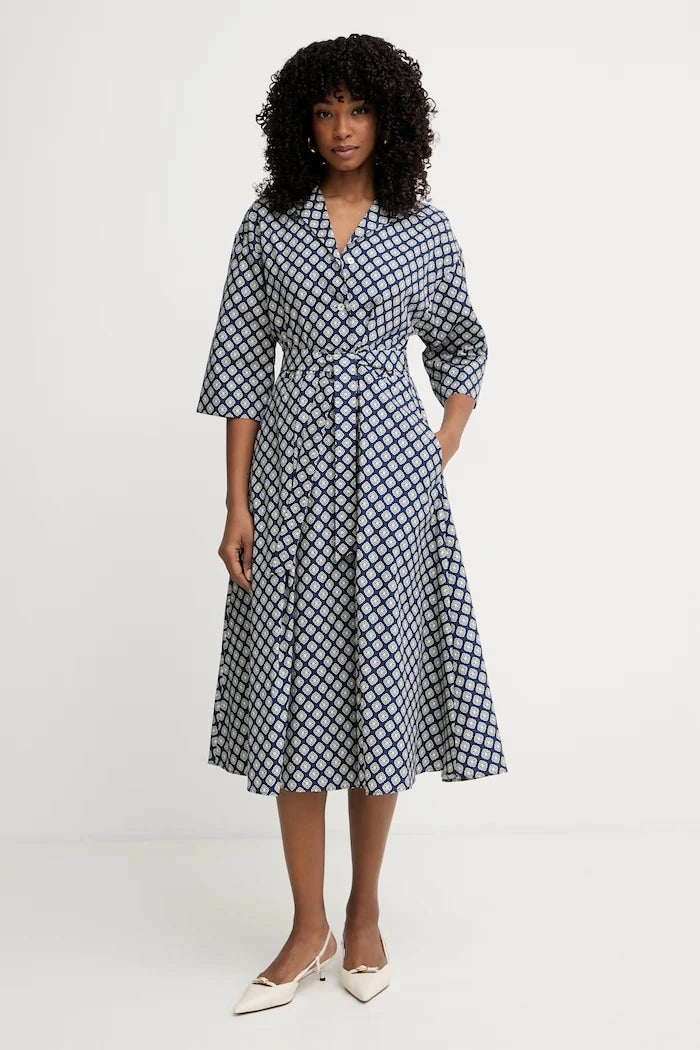 Weekend Max Mara рокля от памук UNIGENO