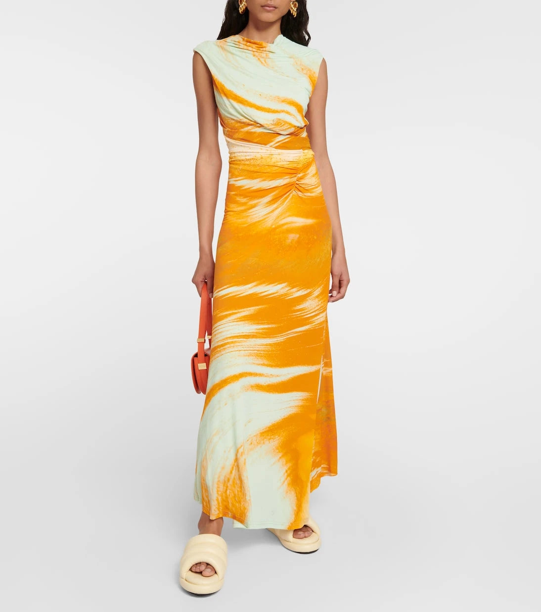 Proenza Schouler - صنادل جلدية مبطنة بتصميم Arc