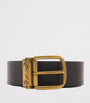 Leather Check Reversible Belt
