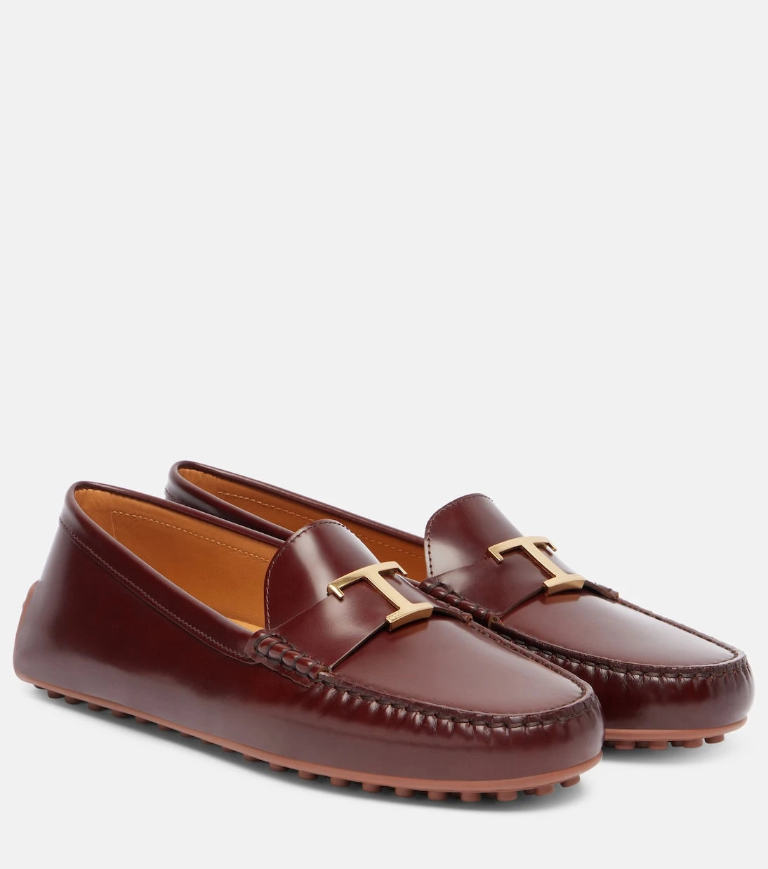 Tod's - حذاء قيادة City Gommino الجلدي