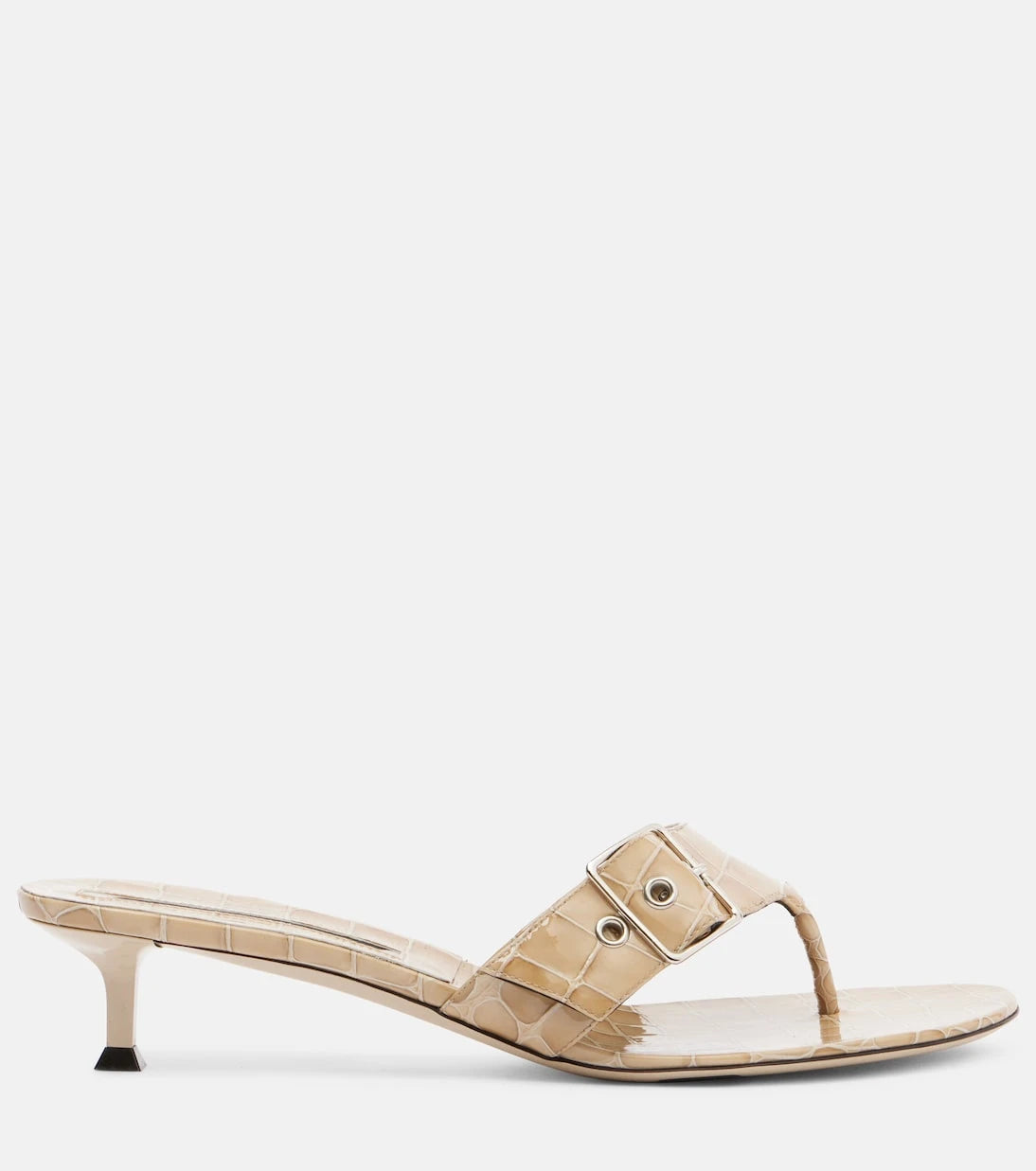 Christen - Helix 35 patent leather thong sandals