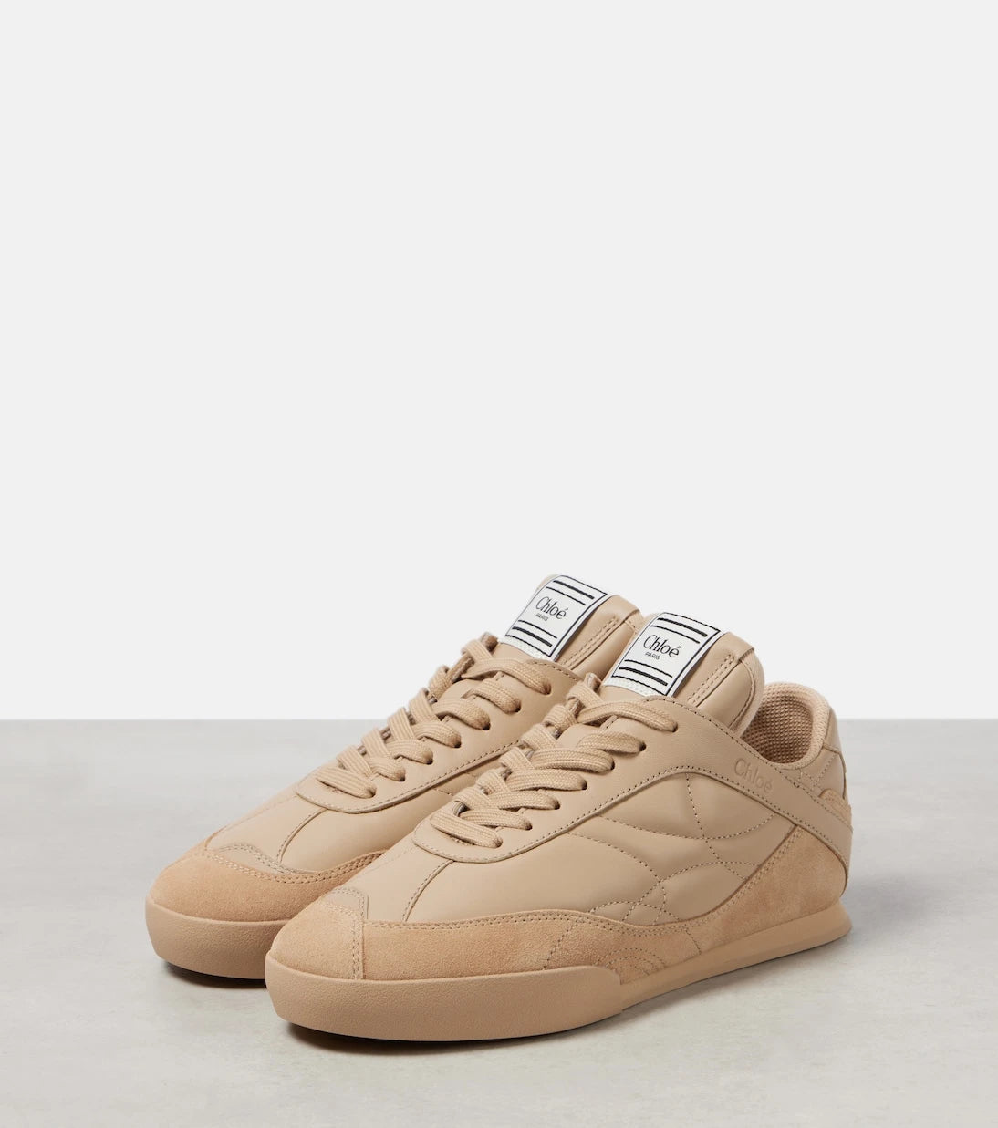 Chloé - Chloé Kick leather low-top sneakers