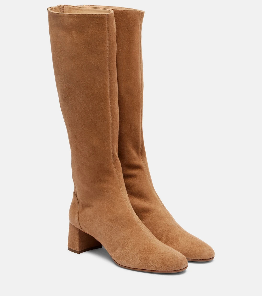 Aquazzura - Saint Honore 50 suede knee-high boots