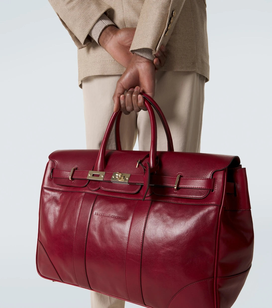 Brunello Cucinelli - Leather tote bag