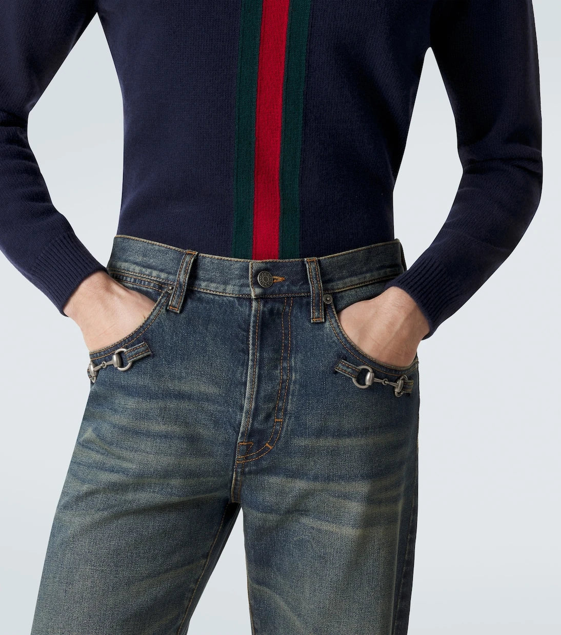 Gucci - Horsebit flared jeans